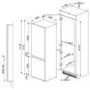 GRADE A1 - Smeg 254 Litre 70/30 Integrated Fridge Freezer