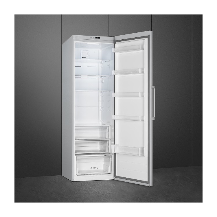 Smeg Upright Larder Fridge - Stainless Steel