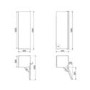 Smeg Upright Larder Fridge - Stainless Steel