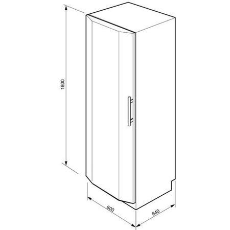 Smeg UKM235XNF Freezer with Finger-Friendly St/steel door in Stainless steel