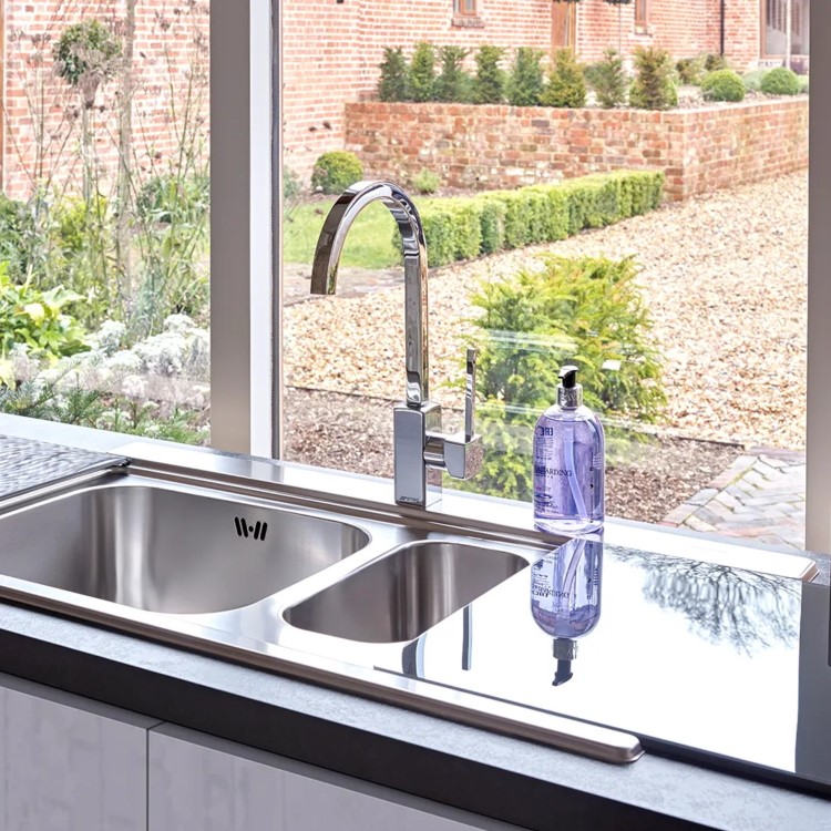 Smeg Chrome Single Lever Mixer Kitchen Tap