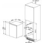 GRADE A3 - Smeg UKS3C090P1 In Column Sliding Rail Integrated Fridge