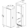 Smeg UKS7220FNDP1 178x54cm 208L In-column Integrated Freezer