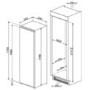 Smeg UKS7323LFEP1 177cm Tall In-column Integrated Fridge