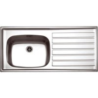 Franke UKX611R UK Range Single Bowl Right Hand Drainer SilkSteel Sink