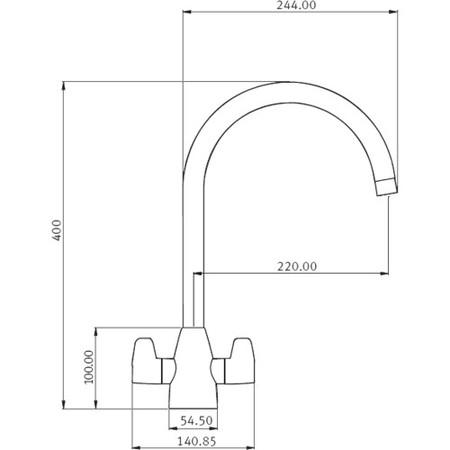 Franke UKX612DP UK Range Stainless Steel Sink and Tap Designer Pack