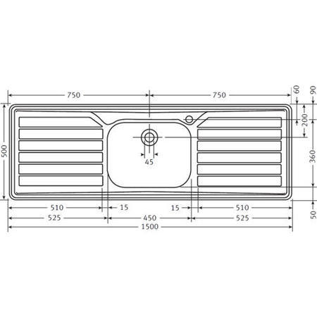 Franke UKX612 UK Range Double Drainer Stainless Steel Sink