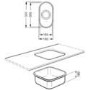 Half Bowl Chrome Stainless Steel Kitchen Sink - Smeg Alba
