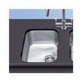 Single Bowl Chrome Stainless Steel Kitchen Sink - Smeg Alba