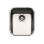 GRADE A1 - Smeg UM40 40cm Undermount Single Bowl Stainless Steel Sink