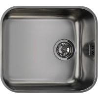 Smeg UM45N 45cm Alba Stainless Steel Black PVD Finish Undermounted Single Bowl