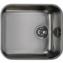 Smeg UM45N 45cm Alba Stainless Steel Black PVD Finish Undermounted Single Bowl