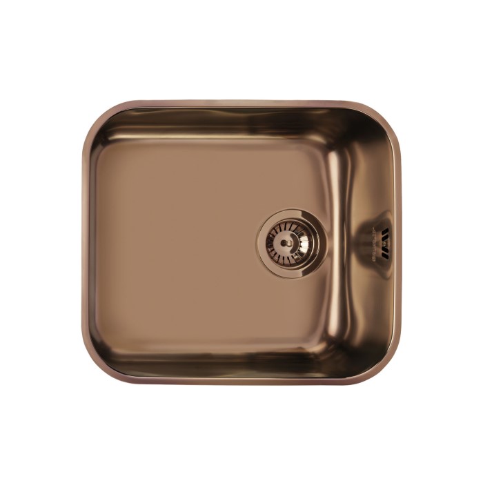 Smeg UM45RA 45cm Alba Copper PVD Finish Undermounted Single Bowl