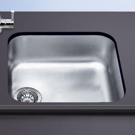 Smeg Alba Single Bowl Stainless Steel Chrome Kitchen Sink - UM45 ...