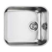 GRADE A1 - Smeg UM45 Alba Undermount Single Bowl Stainless Steel Sink