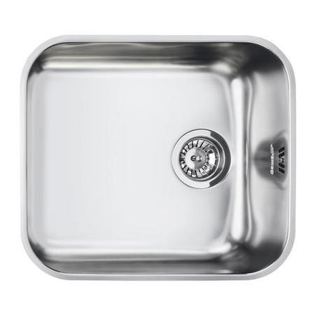 GRADE A1 - Smeg UM45 Alba Undermount Single Bowl Stainless Steel Sink