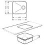 GRADE A1 - Smeg UM45 Alba Undermount Single Bowl Stainless Steel Sink