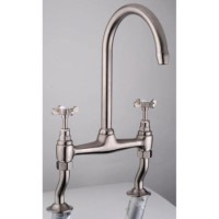 Reginox UMA-TAP Twin Dial Chrome Bridge Tap