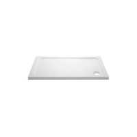 1700x900mm Rectangular Shower Tray - White Acrylic Stone Resin - Pearl