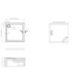 900x900mm Square Shower Tray – Low Profile 45mm – Stone Resin – White – Pearl