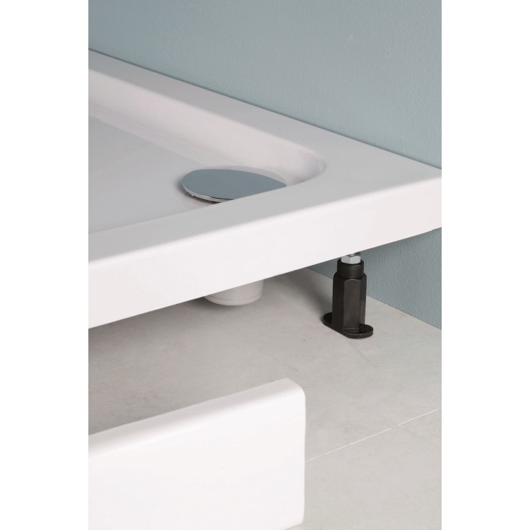 95mm High Riser Kit Pack for 1000x1000mm Quadrant Shower Tray - White
