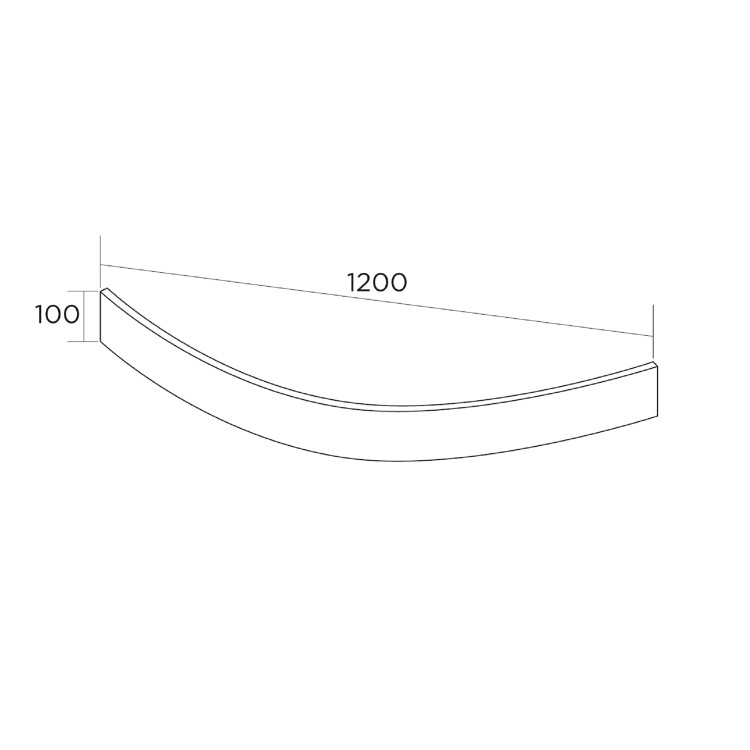 95mm High Riser Kit Pack Suitable for Pearl Offset Quadrant Shower Tray