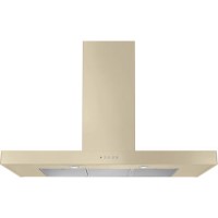 Rangemaster 105340 90cm Flat Chimney Cooker Hood Cream