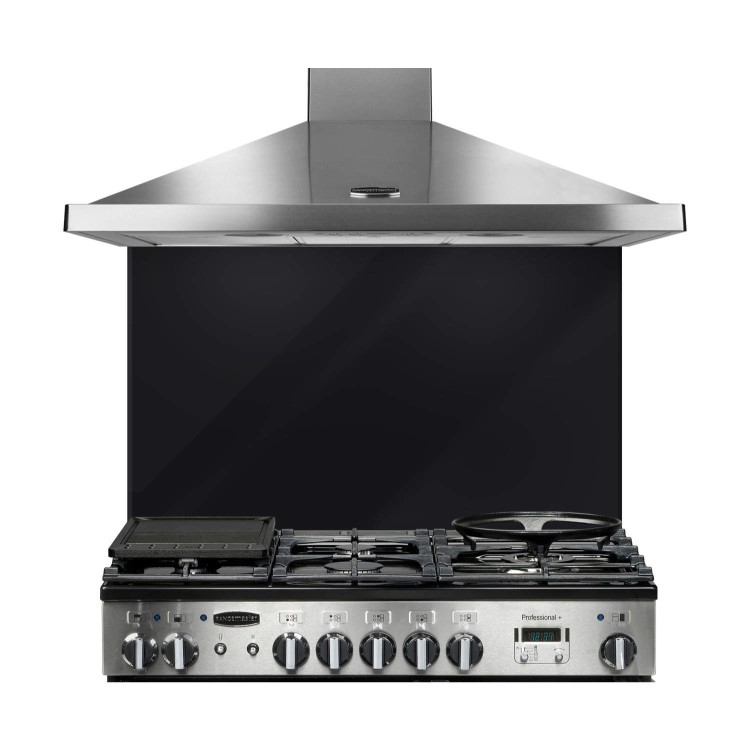 Rangemaster 107510 90cm Glass Splashback Cranberry