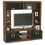 Birlea Uno Entertainment Unit Walnut & Black
