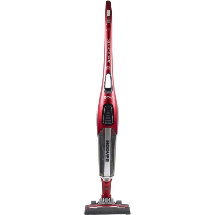 Hoover UNP300RS001 Unplugged 30V Cordless Stick Vacuum Cleaner Red