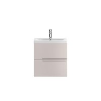 Hudson Reed Cashmere Wall Hung Bathroom Cabinet & Basin - W505 x H518mm