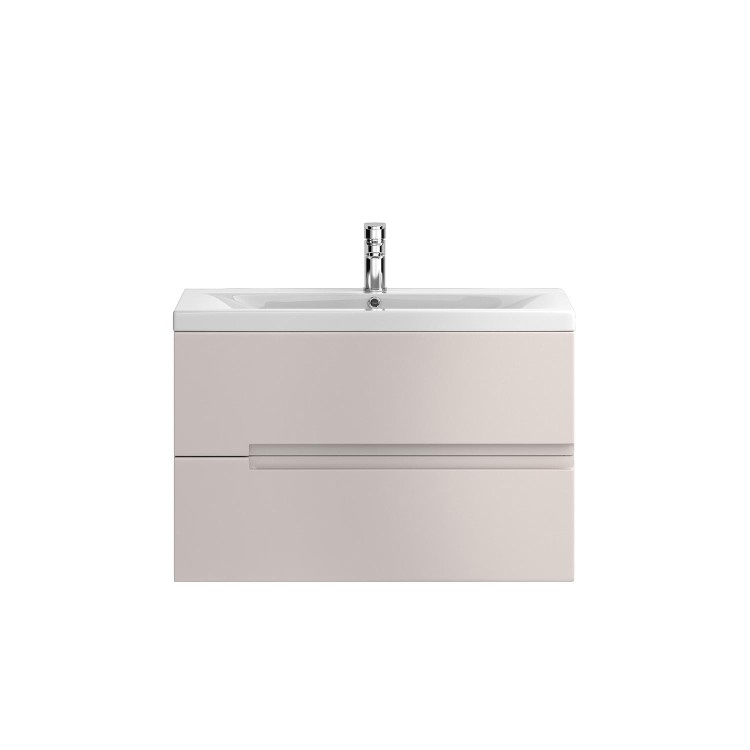 Hudson Reed Cashmere Wall Hung Bathroom Cabinet & Basin - W805 x H518mm