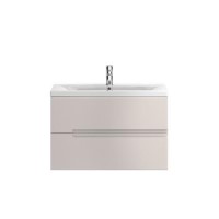 Hudson Reed Cashmere Wall Hung Bathroom Cabinet & Basin - W805 x H518mm