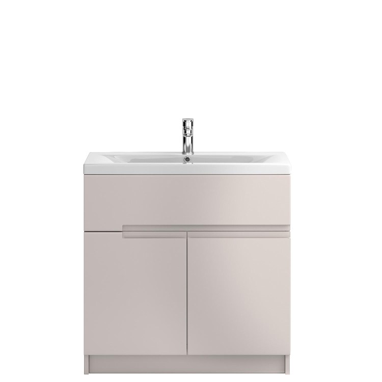 Hudson Reed Cashmere Floor Standing Bathroom Cabinet & Basin - W605 x H828mm