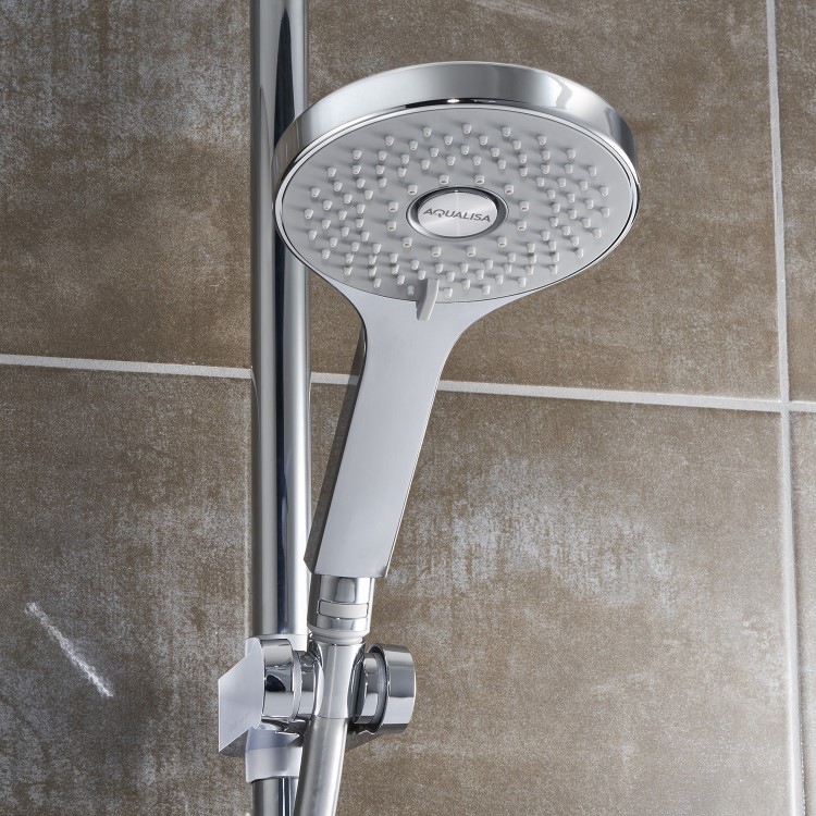 Aqualisa Unity Q Smart Digital Shower Concealed with Adjustable and Wall Fixed Head HP/Combi