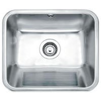 Franke UTX610 Utility 50 Single Bowl Stainless Steel Sink
