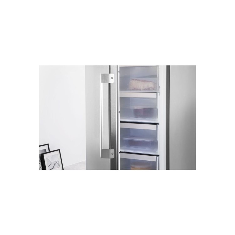 Whirlpool UW8F2CXBUK Fjord 60cm 1.87m Freestanding Freezer - Optic Inox