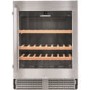 Liebherr 46 Bottle Capacity Single Zone Built Under Single Temperature Wine Cabinet With Glass Door  - Smart Steel