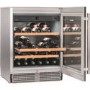 Liebherr 46 Bottle Capacity Single Zone Built Under Single Temperature Wine Cabinet With Glass Door  - Smart Steel