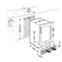 Liebherr 46 Bottle Capacity Single Zone Built Under Single Temperature Wine Cabinet With Glass Door  - Smart Steel