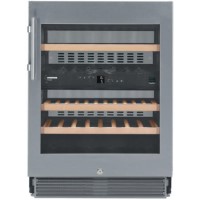 Liebherr 34 Bottle Capacity Dual Zone Under Worktop Wine Storage Cabinet- Stainless Steel