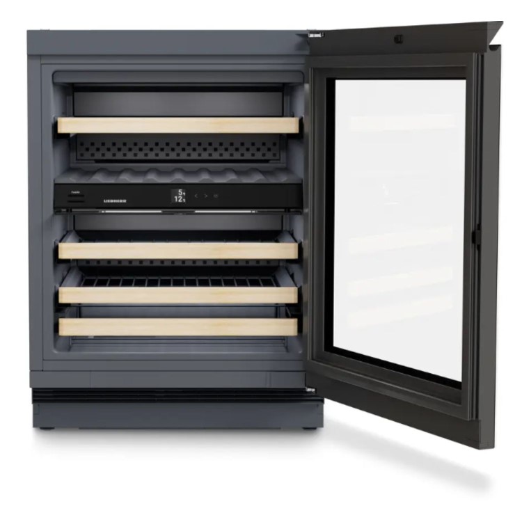 Liebherr 32 Bottle Capacity Dual Zone Built In Wine Cooler - Black