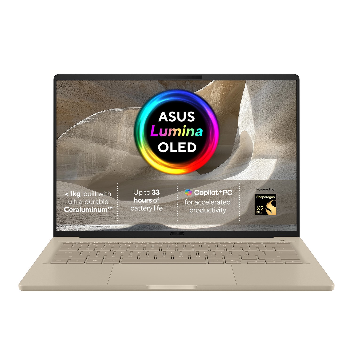 ASUS Zenbook A14 Qualcomm Snapdragon X2 Elite 16GB RAM 1TB SSD 1 UX3407NA-QD148W – image 1