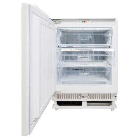 Amica UZ130.3 60cm Wide Integrated Upright Under Counter Freezer - White