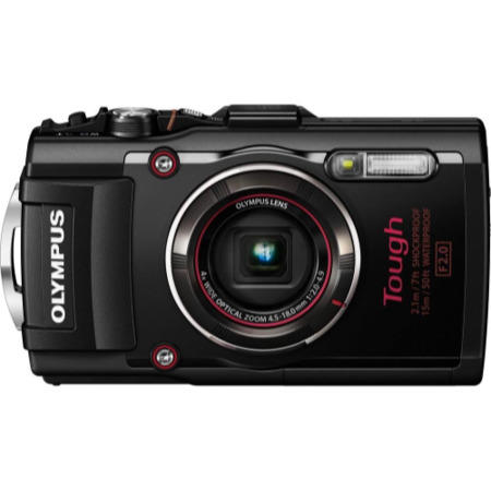 Olympus TG-4 Tough Camera Black 16MP 4xZoom 3.0LCD FHD 25mm Wide Wtprf 15m
