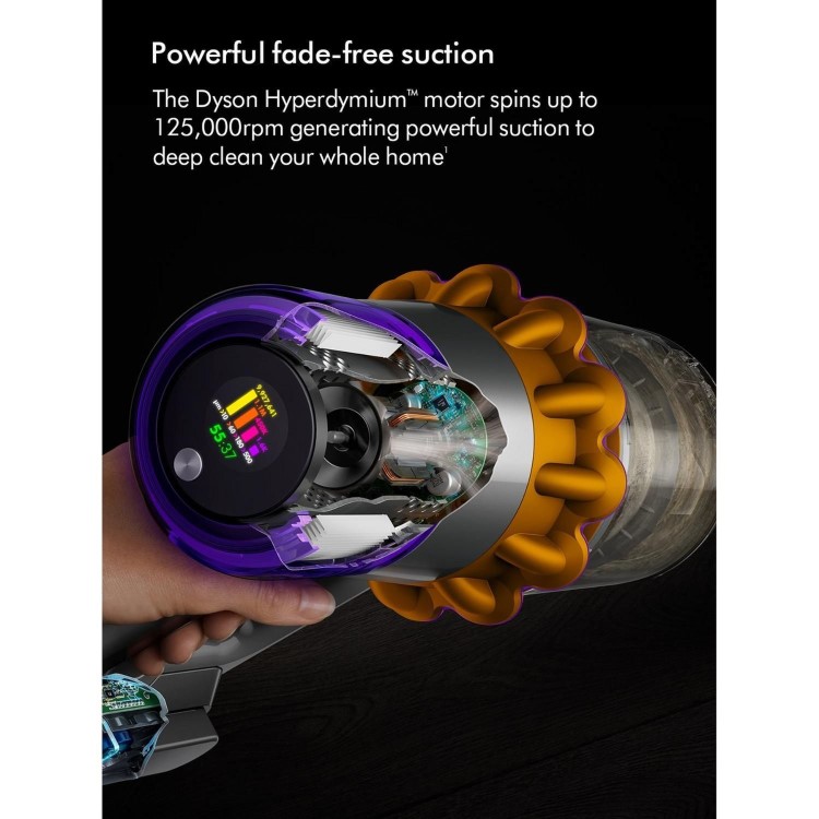 Dyson V15 Extra Cordless Vacuum Cleaner - Nickel Blue