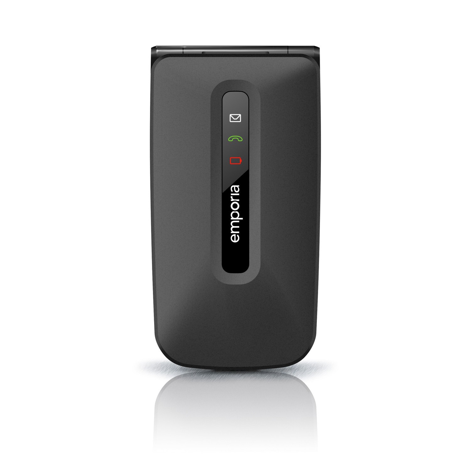 Emporia FLIP Black 2.2 Easy To Use Clamshell 2G Unlocked & SIM Free Mobile Phone