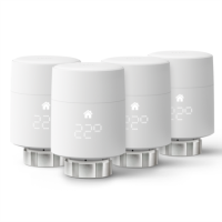 tado° Add-on Smart Radiator Thermostat Vertical Mounting Quattro Pack