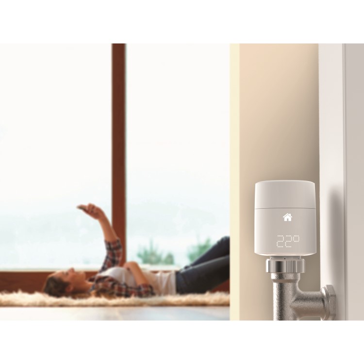 tado° Add-on Smart Radiator Thermostat Vertical Mounting Quattro Pack
