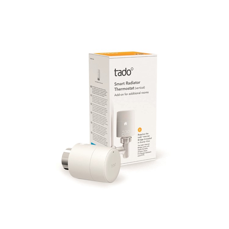 tado° Add-on Smart Radiator Thermostat Vertical Mounting
